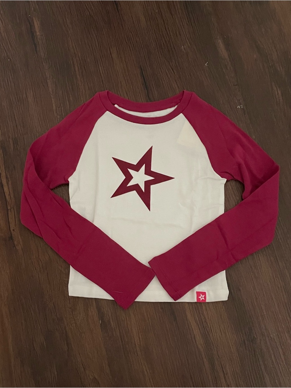 NWT GAP x American Girl Girls Raglan Long Sleeve Shirt